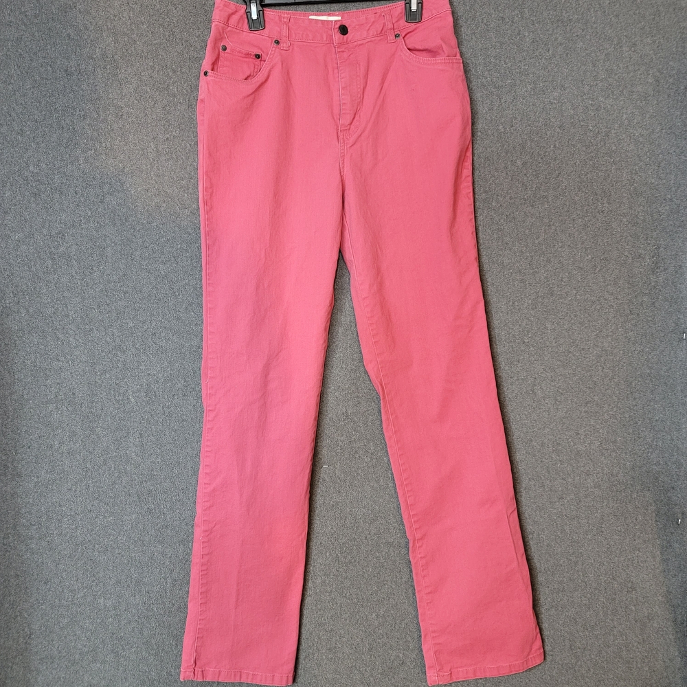 St. John's Bay Women's Straight Leg Jeans - Pink